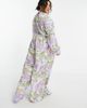 ASOS Curve ASOS DESIGN Curve smock jumpsuit in bright summer floral print-Multi - 4
