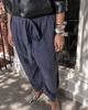 ASOS Curve ASOS DESIGN Curve soft cargo balloon pants with belt in navy - 1