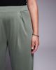 ASOS Curve ASOS DESIGN Curve soft handle pleated wide leg pants in sage-Green - 3
