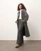 ASOS Curve ASOS DESIGN Curve soft tailored trench in charcoal-Gray - 2