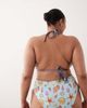 ASOS Curve ASOS DESIGN Curve Solar Starfish high apex triangle bikini top in blue sea print-Multi - 3
