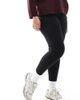 ASOS Curve ASOS DESIGN Curve supersoft leggings in cotton modal-Black - 1