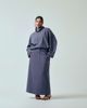 ASOS Curve ASOS DESIGN Curve tailored funnel neck jacket in blue - part of a set - 2