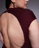 ASOS Curve ASOS DESIGN Curve textured cap sleeve maxi dress in cherry - 3
