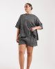 ASOS Curve ASOS DESIGN Curve tie waist pocket detail shorts in gingham-Multi - 1