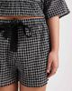 ASOS Curve ASOS DESIGN Curve tie waist pocket detail shorts in gingham-Multi - 3