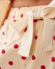 ASOS Curve ASOS DESIGN Curve tie waist pocket detail shorts in polka dot print - part of a set-Multi - 3