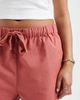 ASOS Curve ASOS DESIGN Curve tie waist pocket detailing shorts in blush-pink - 3