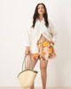 ASOS Curve ASOS DESIGN Curve tie waist shorts in fruit print-Multi - 1