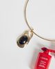 ASOS Curve ASOS DESIGN Curve torque choker necklace with black pendant in gold tone - 2