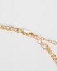 ASOS Curve ASOS DESIGN Curve torque choker necklace with black pendant in gold tone - 3