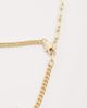 ASOS Curve ASOS DESIGN CURVE torque choker with round hammered pendants in gold tone - 3