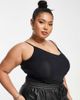 ASOS Curve ASOS DESIGN Curve ultimate cami with v-neck in black - 1