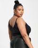 ASOS Curve ASOS DESIGN Curve ultimate cami with v-neck in black - 2