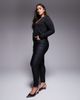 ASOS Curve ASOS DESIGN Curve ultimate skinny jeans in coated black - 2