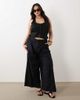 ASOS Curve ASOS DESIGN Curve vest jumpsuit in black - 2