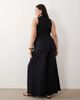 ASOS Curve ASOS DESIGN Curve vest jumpsuit in black - 4