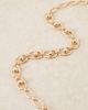 ASOS Curve ASOS DESIGN Curve waist and hip ball chain belt in gold tone - 2