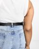 ASOS Curve ASOS DESIGN Curve waist and hip jeans belt in black - 2