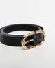 ASOS Curve ASOS DESIGN Curve waist and hip jeans belt in black - 4