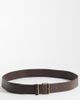 ASOS Curve ASOS DESIGN Curve waist and hip wide square buckle belt in chocolate-Brown - 1