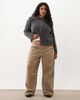 ASOS Curve ASOS DESIGN Curve waisted collared cardigan in charcoal-Gray - 2