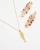 ASOS Curve ASOS DESIGN Curve waterproof stainless steel necklace with fish pendant in gold tone - 2