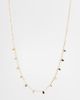 ASOS Curve ASOS DESIGN Curve waterproof stainless steel necklace with mini disc charms in gold tone-Silver - 1