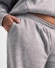 ASOS Curve ASOS DESIGN Curve wide leg brushback sweatpants in gray heather - 4