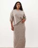 ASOS Curve ASOS DESIGN Curve wool blend knit midaxi skirt in oatmeal - part of a set-Neutral - 1