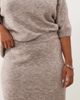 ASOS Curve ASOS DESIGN Curve wool blend knit midaxi skirt in oatmeal - part of a set-Neutral - 3