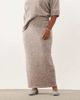 ASOS Curve ASOS DESIGN Curve wool blend knit midaxi skirt in oatmeal - part of a set-Neutral - 4