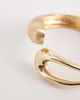 ASOS Curve ASOS DESIGN Curve wrap around cuff bracelet with brushed gold-tone detailing - 2