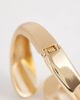 ASOS Curve ASOS DESIGN Curve wrap around cuff bracelet with brushed gold-tone detailing - 3