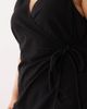 ASOS Curve ASOS DESIGN Curve wrap front romper in black - 3