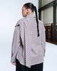 ASOS Curve ASOS DESIGN Curve wrap scarf detail oversized shirt in plaid-Brown - 3