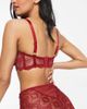 ASOS Curve ASOS DESIGN Fuller Bust Rosie lace underwire bra in red - 2