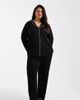 ASOS Curve ASOS DESIGN Viscose Curve supersoft long sleeve pyjama set in black - 1