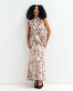 ASOS DESIGN ASOS ADAPTIVE sleeveless drape maxi dress in abstract print-MULTI - 4