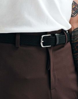 ASOS DESIGN ASOS ADAPTIVE stretch belt in black-Brown