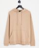 ASOS DESIGN ASOS Dark Future hoodie with logo back print in neutral - 2