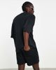ASOS DESIGN ASOS Dark Future relaxed shorts with logo print in black - 2