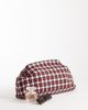 ASOS DESIGN ASOS DEISGN large frame clutch bag in red check boucle-Multi - 2