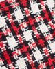 ASOS DESIGN ASOS DEISGN large frame clutch bag in red check boucle-Multi - 3