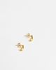 ASOS DESIGN ASOS DESIGN 10mm waterproof stainless steel stud earrings with tear drop design in gold tone - 2