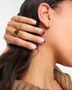 ASOS DESIGN ASOS DESIGN 10mm waterproof stainless steel stud earrings with tear drop design in gold tone - 3