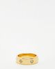 ASOS DESIGN ASOS DESIGN 14k gold plated ring with crystal design - 1