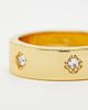 ASOS DESIGN ASOS DESIGN 14k gold plated ring with crystal design - 2