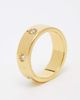 ASOS DESIGN ASOS DESIGN 14k gold plated ring with crystal design - 4