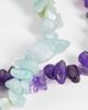 ASOS DESIGN ASOS DESIGN 2-pack beaded bracelet set in semi precious blue and purple pastel stones-Multi - 3